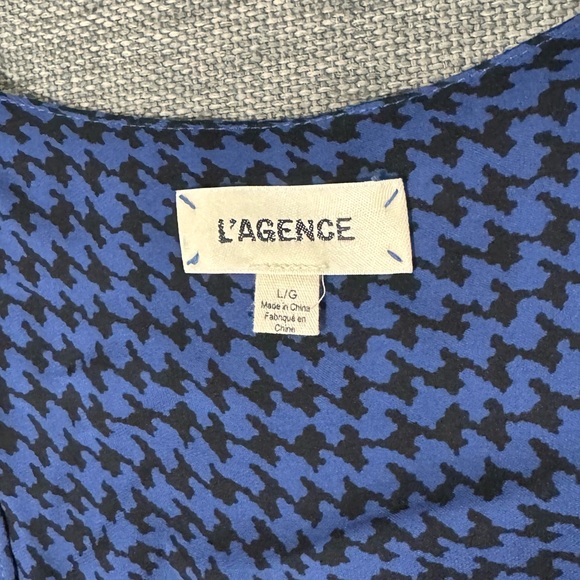 L'AGENCE Mila Draped Sleeveless Silk  Blouse - Picture 7 of 9